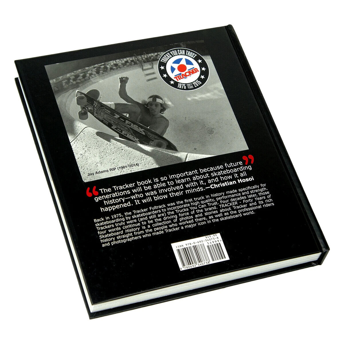 TRACKER HARDBACK BOOK – Forty Years of Skateboard History - AUTOGRAPHED