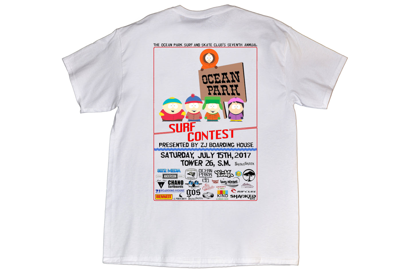 2017 OCEAN PARK SURF CONTEST TEE