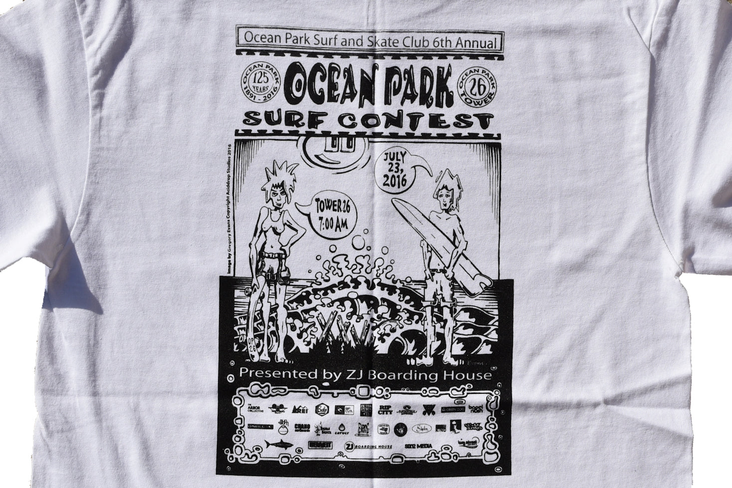 2016 OCEAN PARK SURF CONTEST TEE