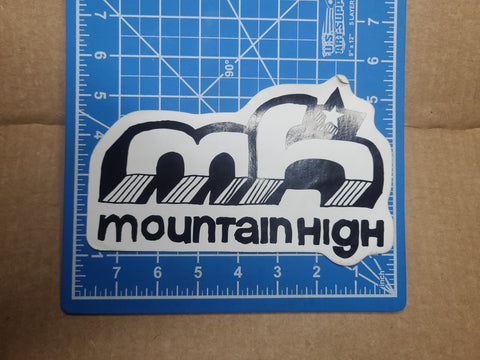 Vintage Mountain High Sticker - 7.75"