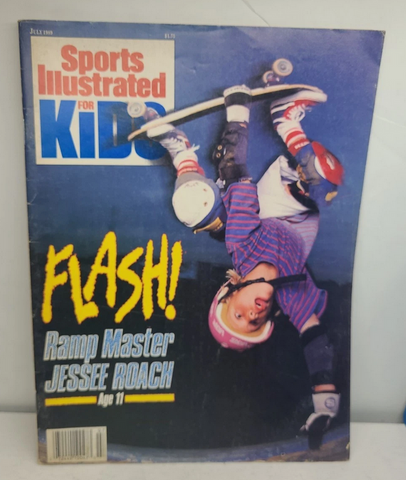 July 1989 Sports Illustrated for Kids Magazine - Jessee Roach - Gator