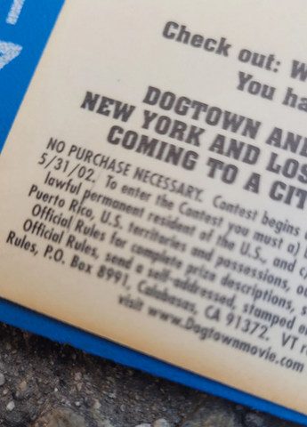 Vintage 2002 Dogtown And Z-Boys Promotional Postcard