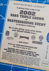Vintage 2002 Dogtown And Z-Boys Promotional Postcard