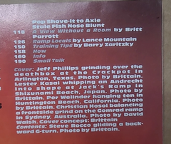 Transworld Skateboarding Magazine October 1988 - Jeff Phillips Per Welinder