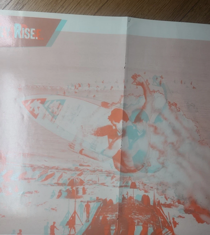 1988 Gotcha Surf 3-D Poster - Martin Potter