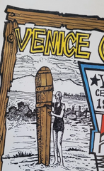 Venice SURF-A-THON 2005 Surf Contest poster 18"x 12"