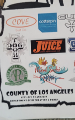 Venice SURF-A-THON 2005 Surf Contest poster 18"x 12"