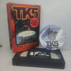 TK5 The Kill Five VHS Surf Film + CD Soundtrack
