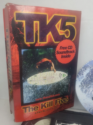TK5 The Kill Five VHS Surf Film + CD Soundtrack