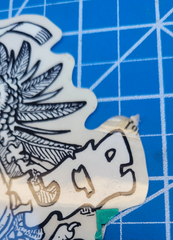 Vintage Sak-Up  Sticker - 5.5"