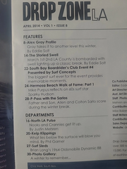 Drop Zone LA Surf Magazine - April 2014 - Alex Gray, Allen Sarlo