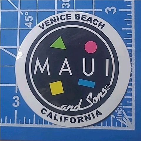 Maui and Sons Venice Beach STICKER - 3"