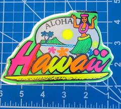 Vintage Hawaii Sticker by Frank Turek for Hawaiian Kine Kards Design - 2005