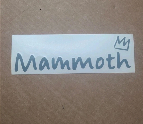 Mammoth Mountain Decal 7.5" Snowboard Ski - Transfer Sticker