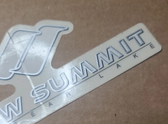 Vintage Snow Summit Big Bear Lake Clear Sticker Decal - 6.5"