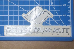 Vintage Snow Summit Big Bear Lake Clear Sticker Decal - 6.5"