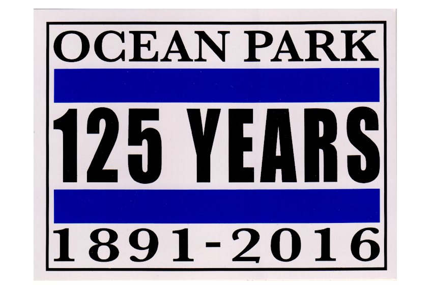 OCEAN PARK 125 YEARS STICKER